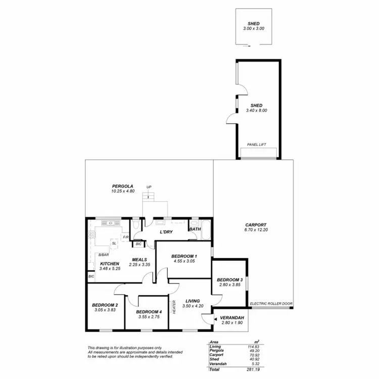 Floorplan of Homely house listing, 5 Alexander Avenue, Campbelltown SA 5074