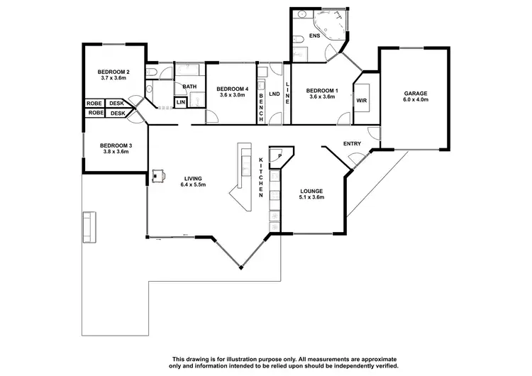 Floorplan of Homely house listing, 4-6 Stewart Street, Southend SA 5280