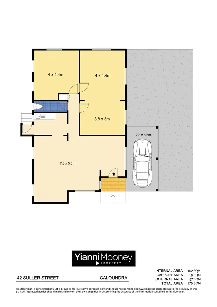 Floorplan of Homely house listing, 42 Suller Street, Caloundra QLD 4551