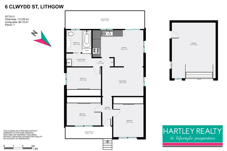 Floorplan of Homely house listing, 6 Clwydd Street, Vale Of Clwydd NSW 2790