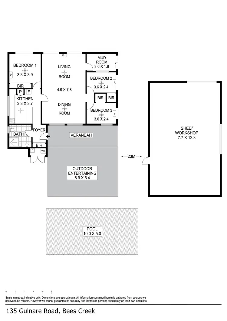 Floorplan of Homely house listing, 135 Gulnare Road, Bees Creek NT 822
