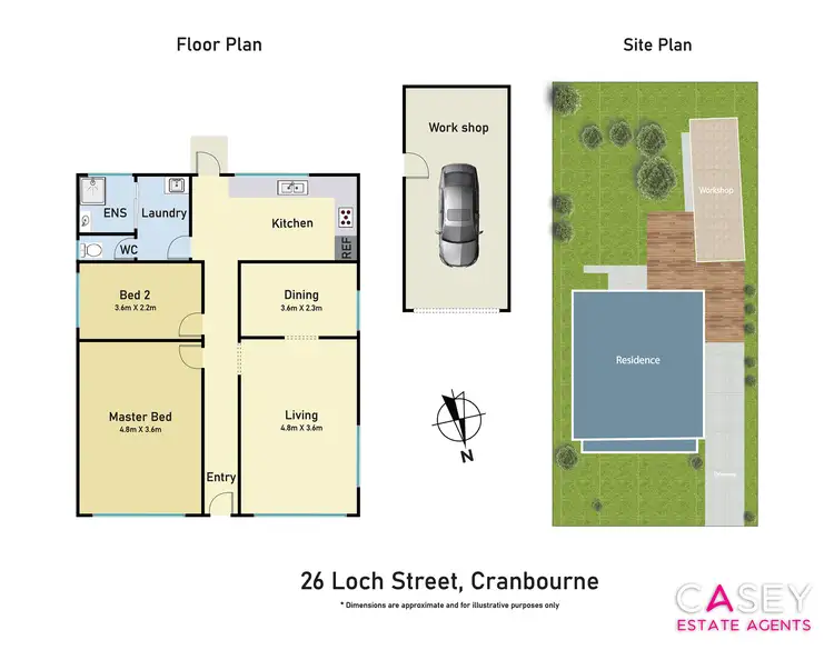 Floorplan of Homely house listing, 26 Loch Street, Cranbourne VIC 3977