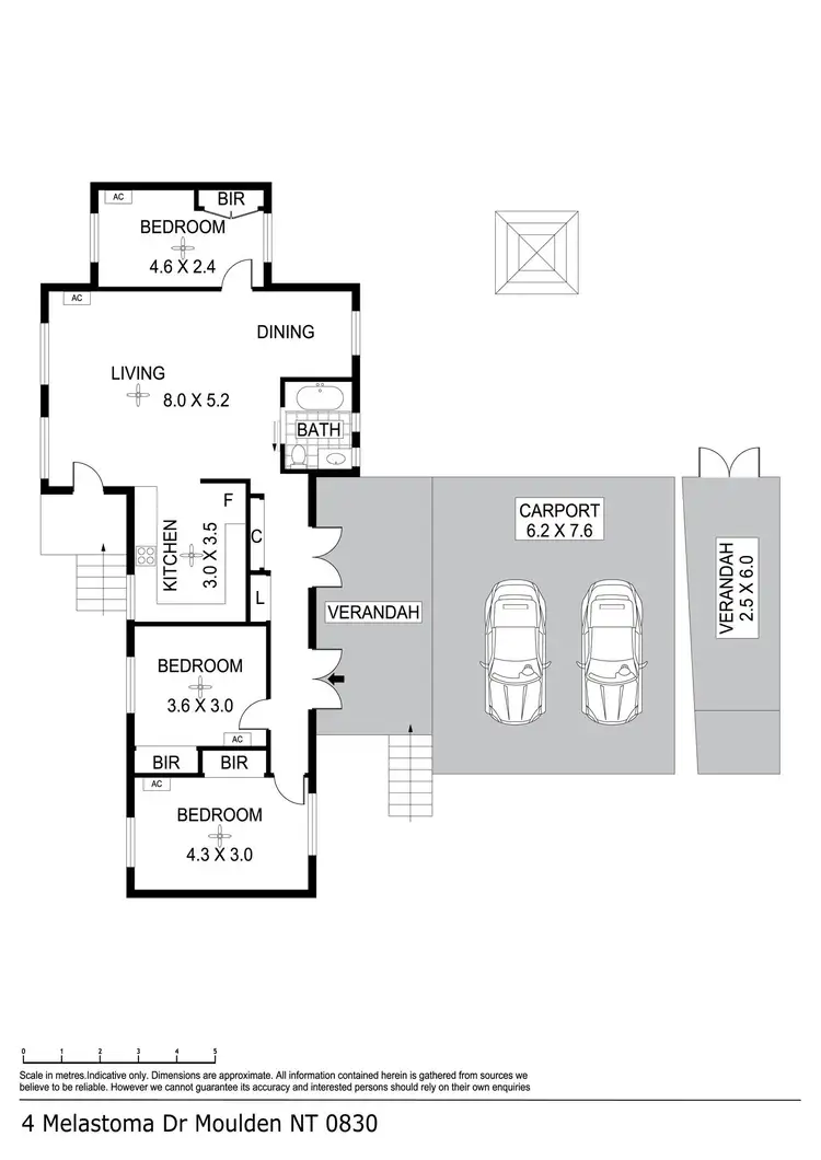 Floorplan of Homely house listing, 4 Melastoma Drive, Moulden NT 830
