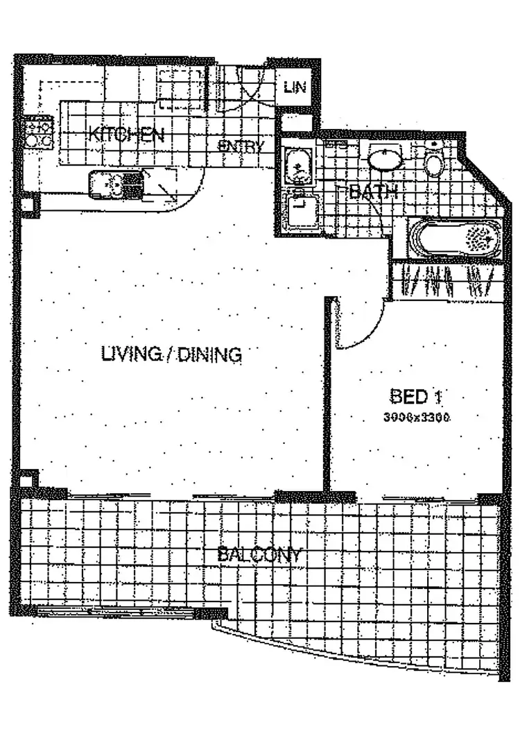 Floorplan of Homely apartment listing, 15/30 Mollison Street, South Brisbane QLD 4101
