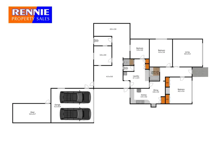 Floorplan of Homely house listing, 119 Helen Street, Morwell VIC 3840