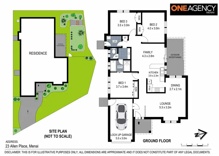 Floorplan of Homely house listing, 23 Allen Place, Menai NSW 2234