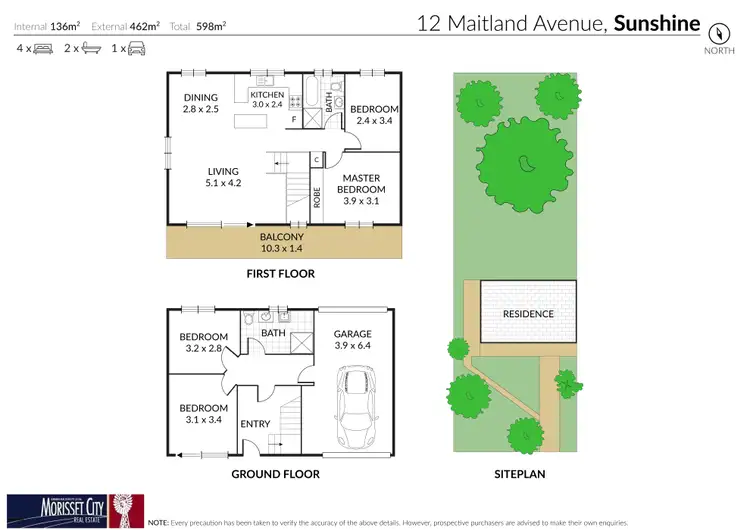 Floorplan of Homely house listing, 12 Maitland Avenue, Sunshine NSW 2264