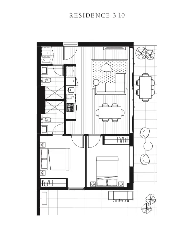 Floorplan of Homely apartment listing, 305/25-29 Alma Road, St Kilda VIC 3182