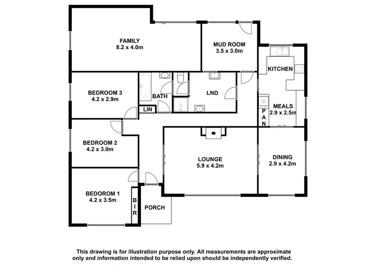 Floorplan of Homely house listing, 21 Benton Street, Millicent SA 5280
