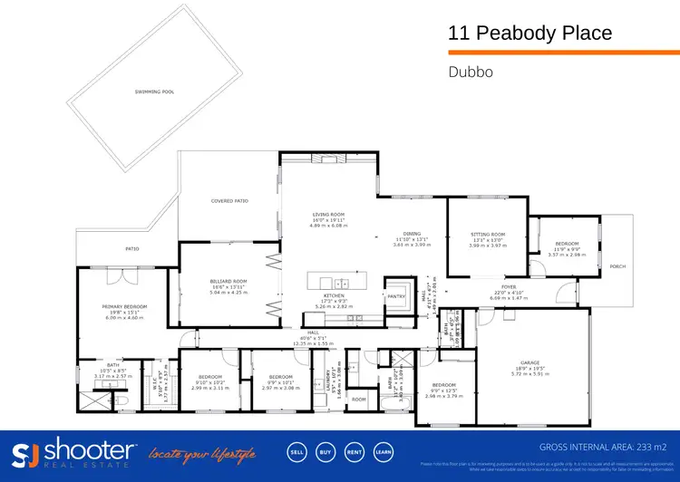 Floorplan of Homely house listing, 11 Peabody Place, Dubbo NSW 2830