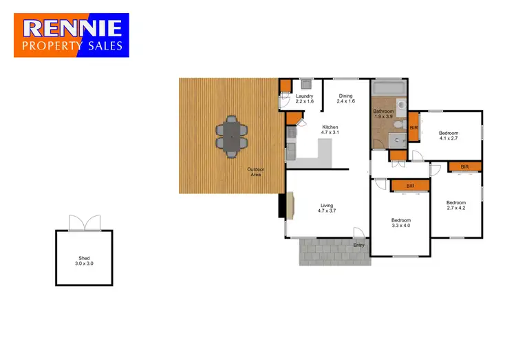 Floorplan of Homely house listing, 19 Pioneer Street, Warragul VIC 3820