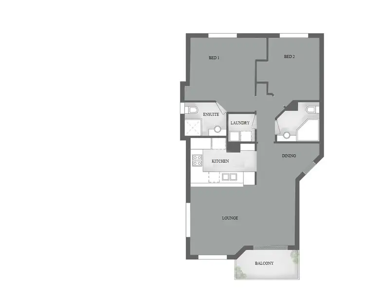 Floorplan of Homely apartment listing, 50/49-55 Peninsular Drive, Surfers Paradise QLD 4217