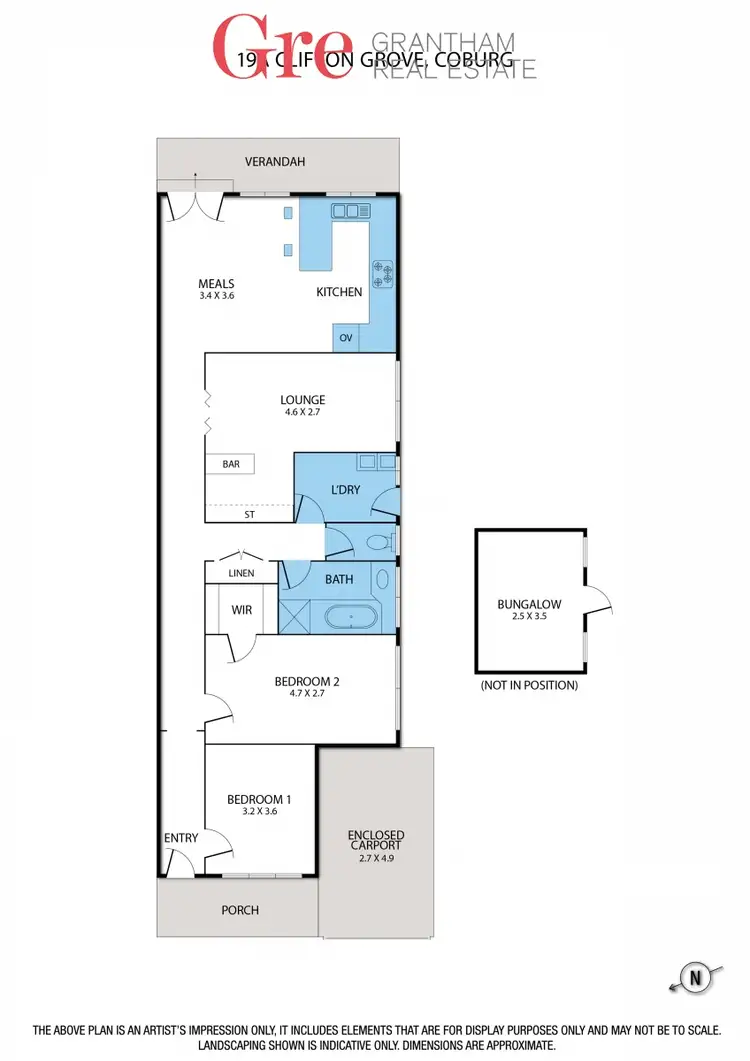 Floorplan of Homely house listing, 19A Clifton Grove, Coburg VIC 3058