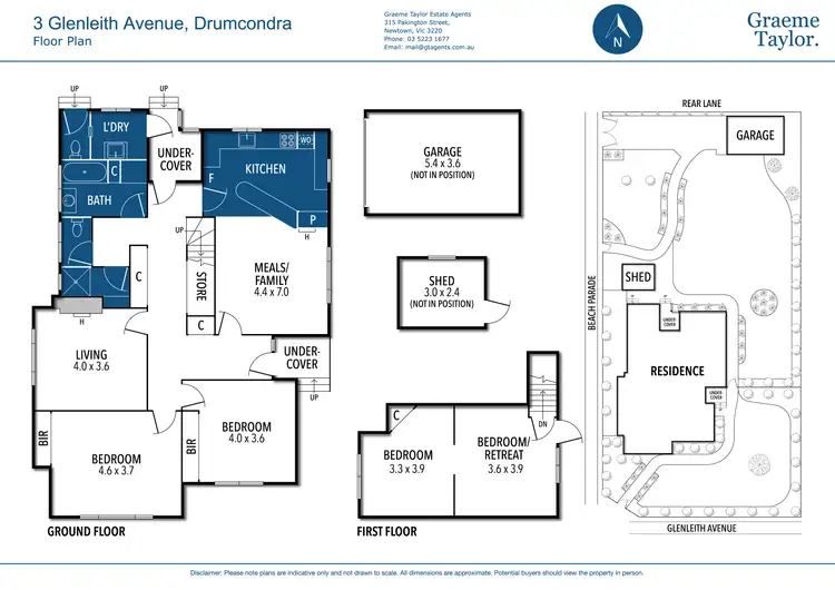 Floorplan of Homely house listing, 3 Glenleith Avenue, Drumcondra VIC 3215