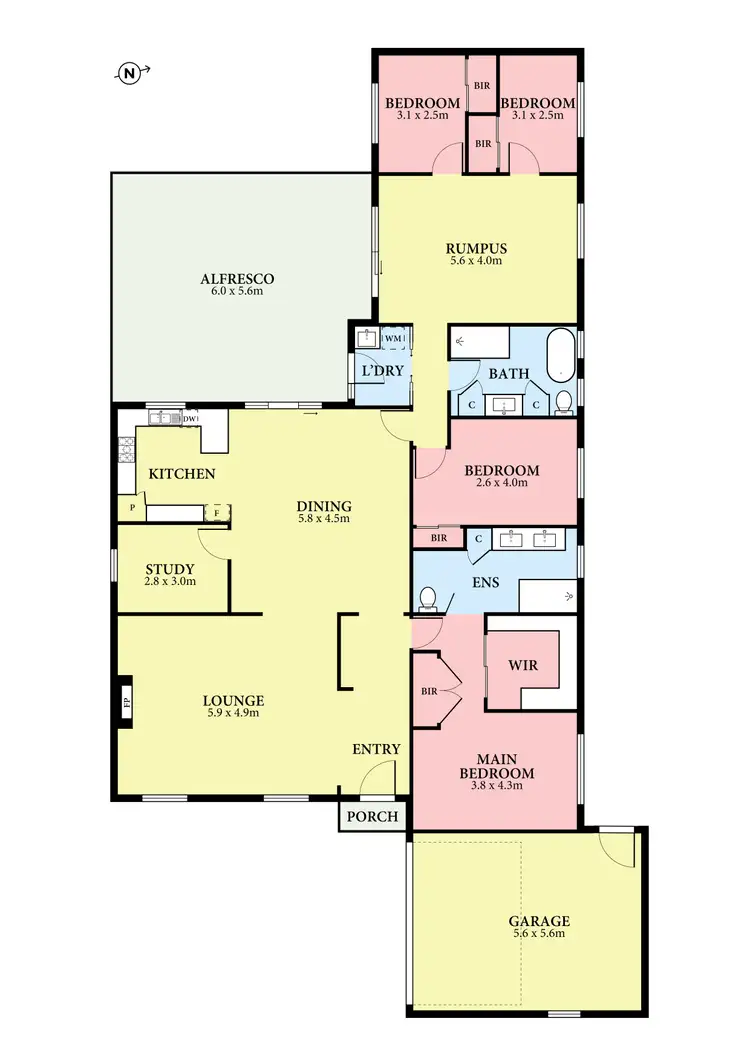 Floorplan of Homely house listing, 32 John Ryan Drive, South Morang VIC 3752