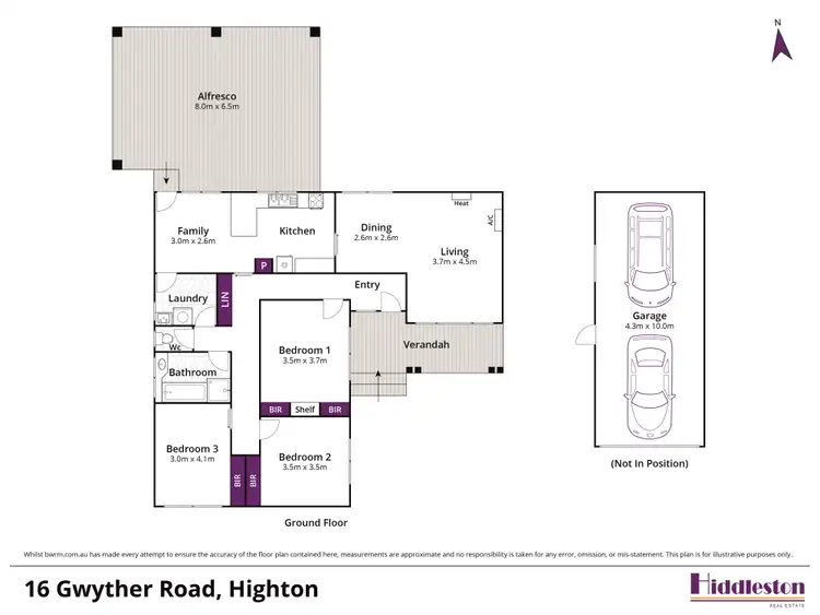 Floorplan of Homely house listing, 16 Gwyther Road, Highton VIC 3216