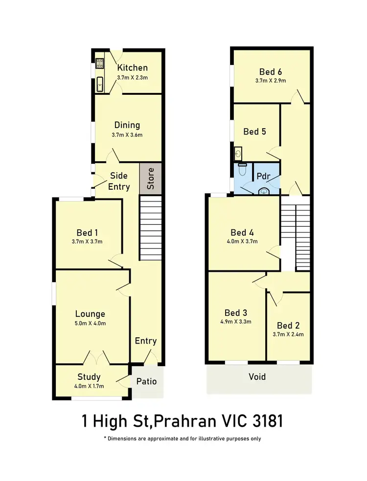 Floorplan of Homely house listing, 1 High Street, Prahran VIC 3181