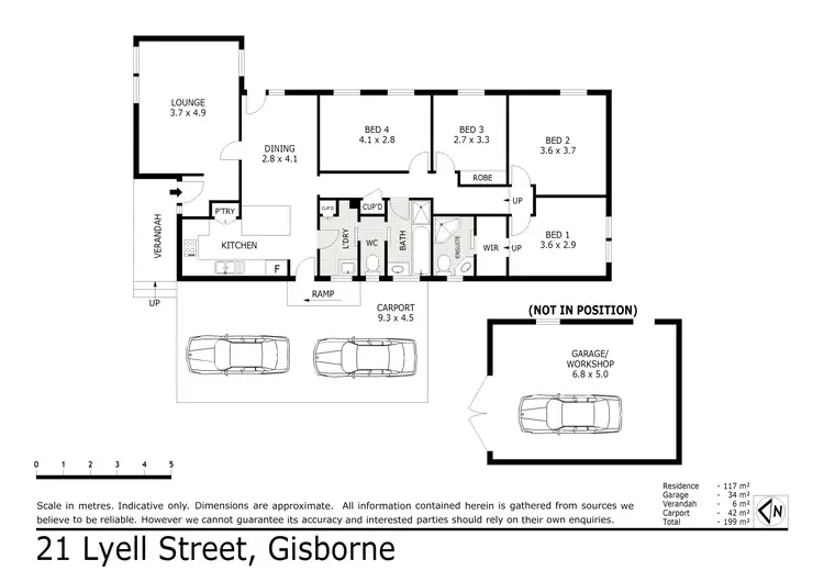 Floorplan of Homely house listing, 21 Lyell Street, Gisborne VIC 3437