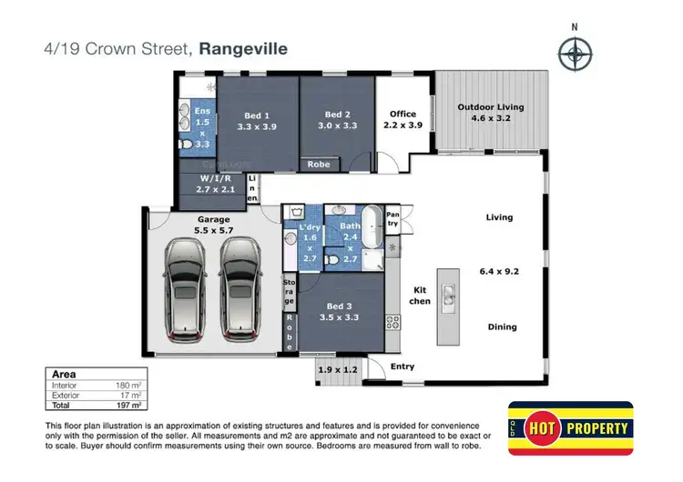 Floorplan of Homely unit listing, Unit 4/19 Crown Street, Rangeville QLD 4350