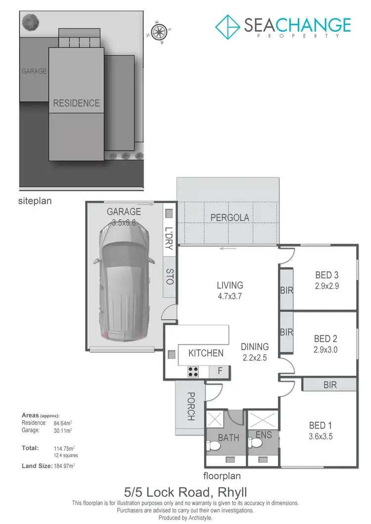 Floorplan of Homely house listing, 5/5 Lock Road, Rhyll VIC 3923