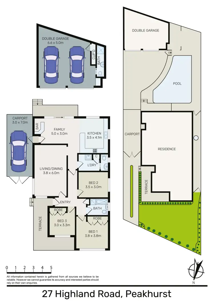 Floorplan of Homely house listing, 27 Highland Road, Peakhurst NSW 2210