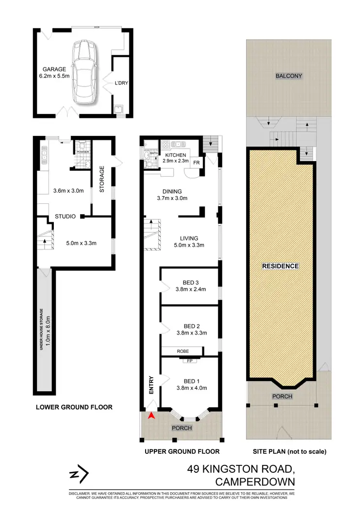 Floorplan of Homely house listing, 49 Kingston Road, Camperdown NSW 2050