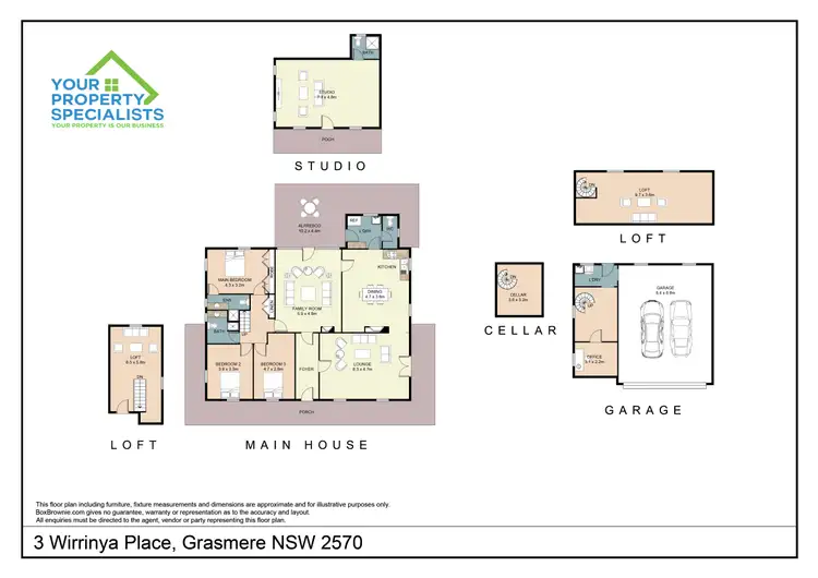 Floorplan of Homely house listing, 3 Wirrinya Place, Grasmere NSW 2570