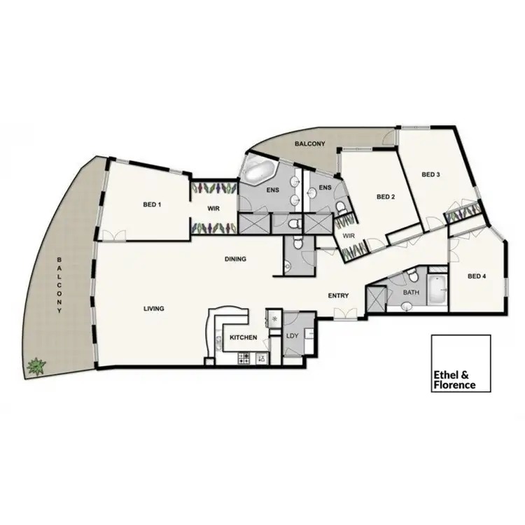 Floorplan of Homely apartment listing, 12/5 Megan Place, Mackay Harbour QLD 4740