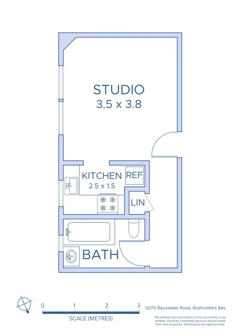 Floorplan of Homely apartment listing, 12/70 Bayswater Road, Rushcutters Bay NSW 2011