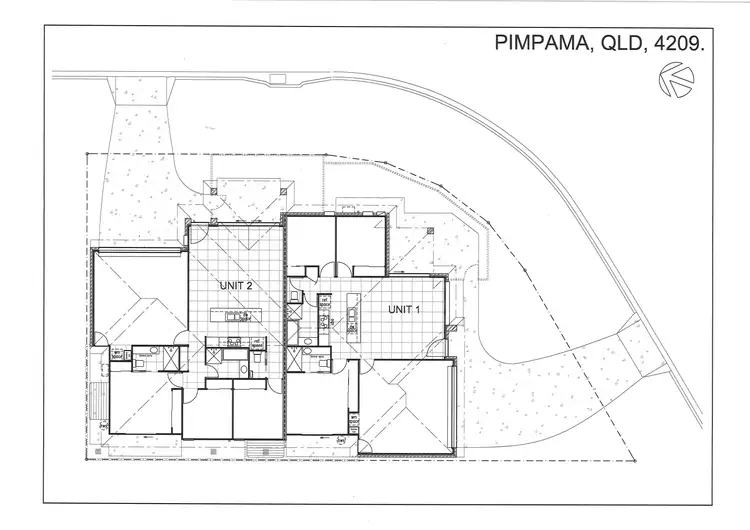 Floorplan of Homely semi-detached listing, 2/37 Hurley Street, Pimpama QLD 4209