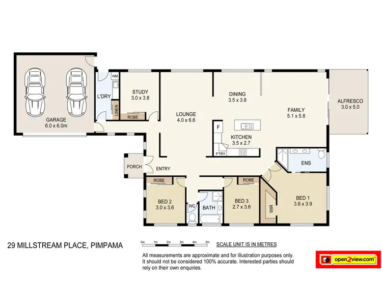 Floorplan of Homely house listing, 29 Millstream Place, Pimpama QLD 4209