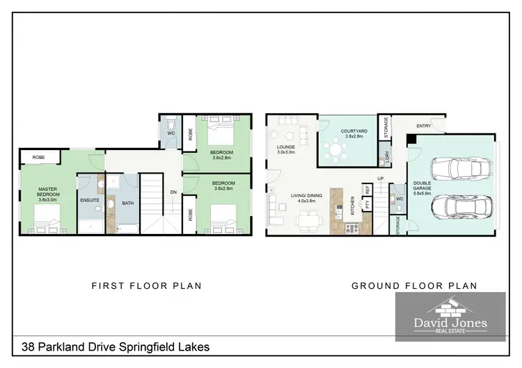 Floorplan of Homely house listing, 38 PARKLAND DRIVE, Springfield Lakes QLD 4300