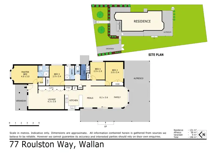 Floorplan of Homely house listing, 77 Roulston Way, Wallan VIC 3756