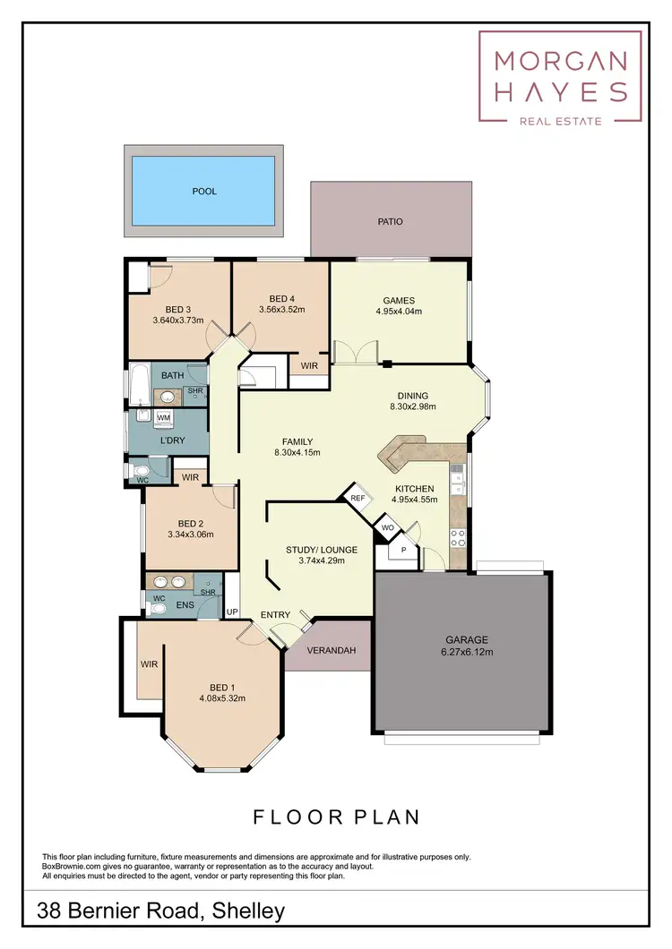 Floorplan of Homely house listing, 38 Bernier Road, Shelley WA 6148