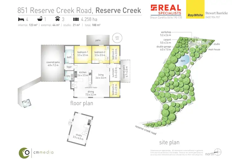 Floorplan of Homely rural property listing, 851 Reserve Creek Road, Reserve Creek NSW 2484