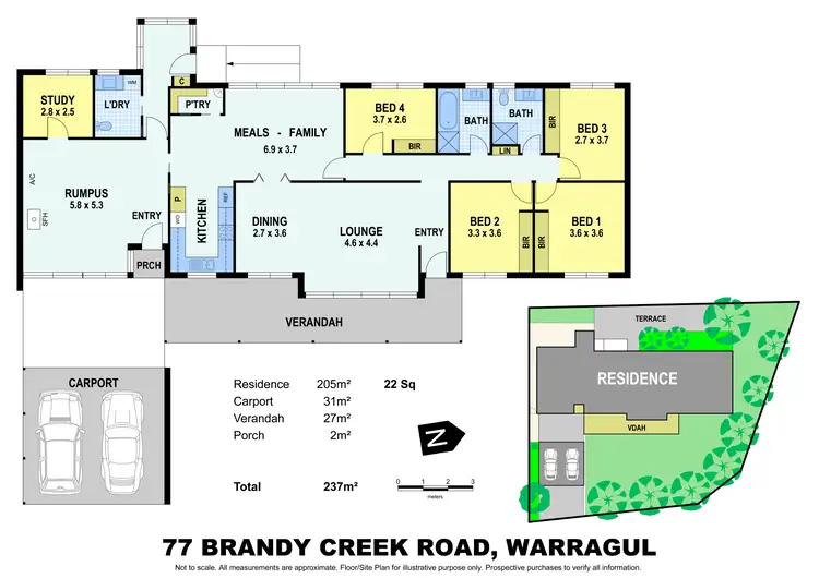 Floorplan of Homely house listing, 77 Brandy Creek Road, Warragul VIC 3820