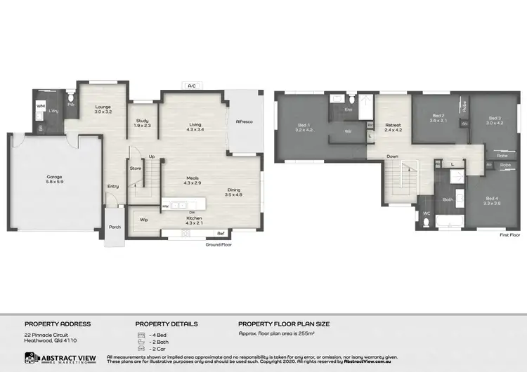 Floorplan of Homely house listing, 22 Pinnacle Circuit, Heathwood QLD 4110