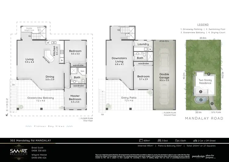 Floorplan of Homely house listing, 302 Mandalay Road, Mandalay QLD 4802