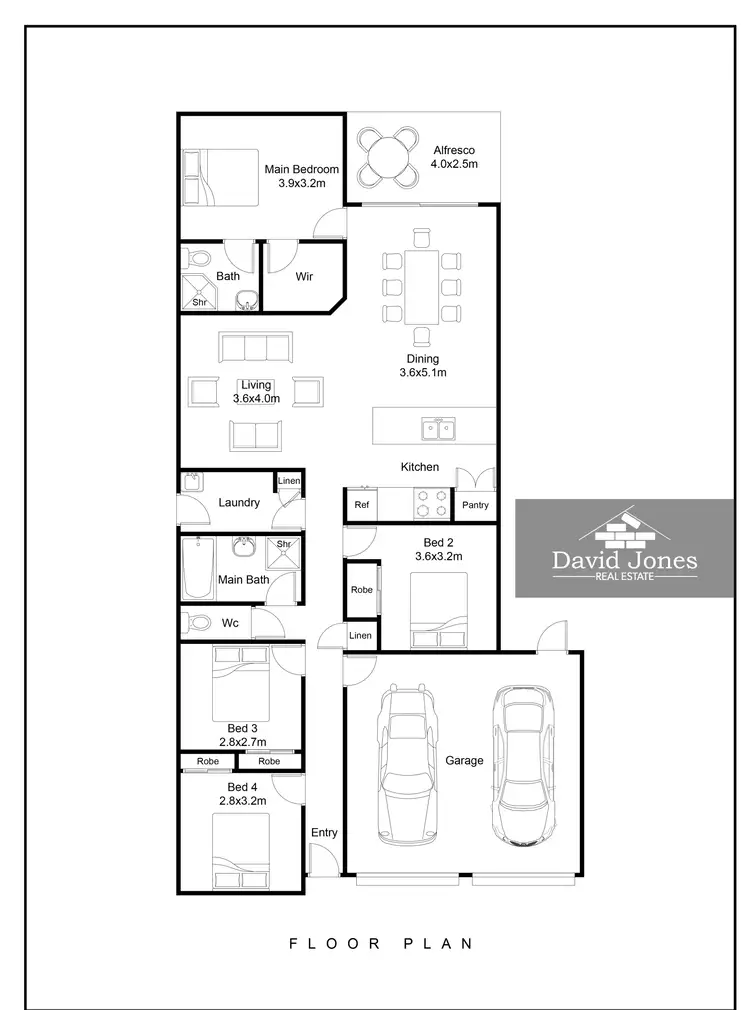 Floorplan of Homely semi-detached listing, 11/3-7 MING STREET, Marsden QLD 4132
