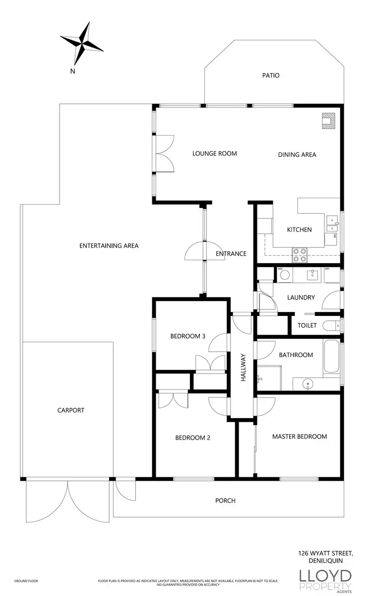 Floorplan of Homely house listing, 126 Wyatt Street, Deniliquin NSW 2710