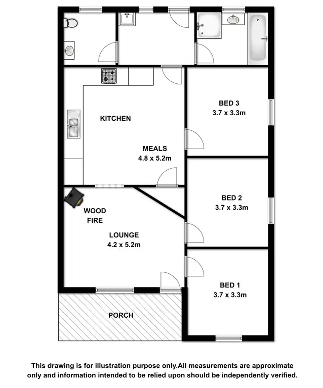 Floorplan of Homely house listing, 210 Mount Gambier Road, Millicent SA 5280