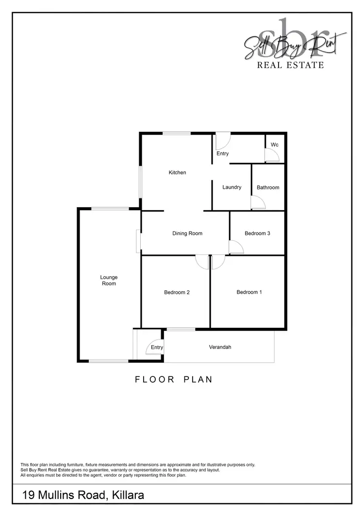 Floorplan of Homely house listing, 19 MULLINS ROAD, Killara VIC 3691