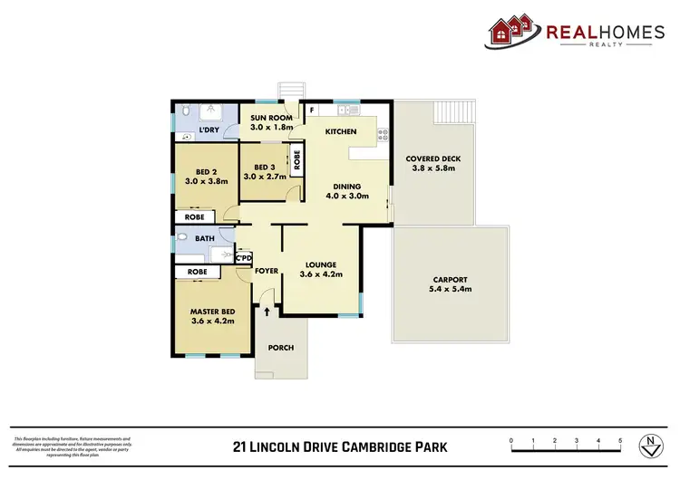 Floorplan of Homely house listing, 21 Lincoln Drive, Cambridge Park NSW 2747