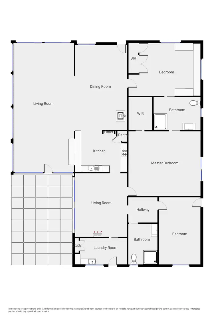 Floorplan of Homely house listing, 50 Greenham Street, Dartmoor VIC 3304