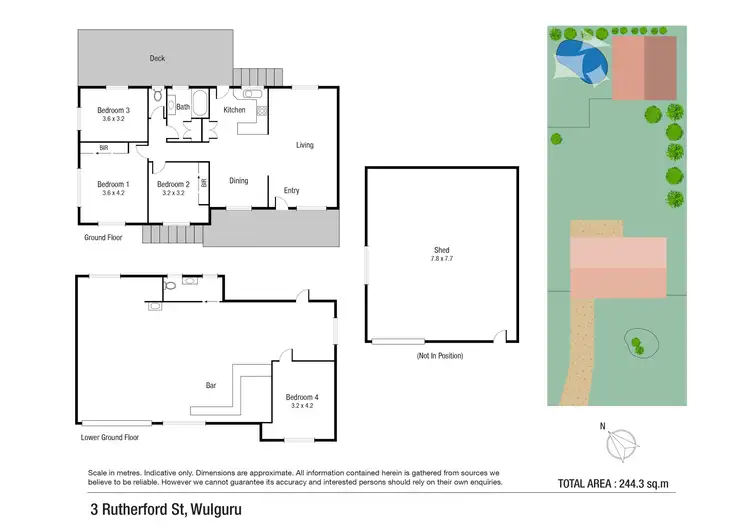 Floorplan of Homely house listing, 3 Rutherford Street, Wulguru QLD 4811