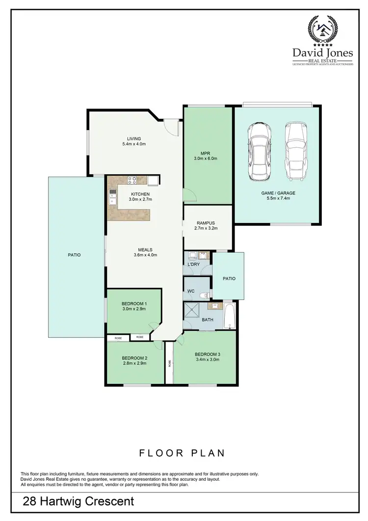 Floorplan of Homely house listing, 28 Hartwig Crescent, Mount Warren Park QLD 4207