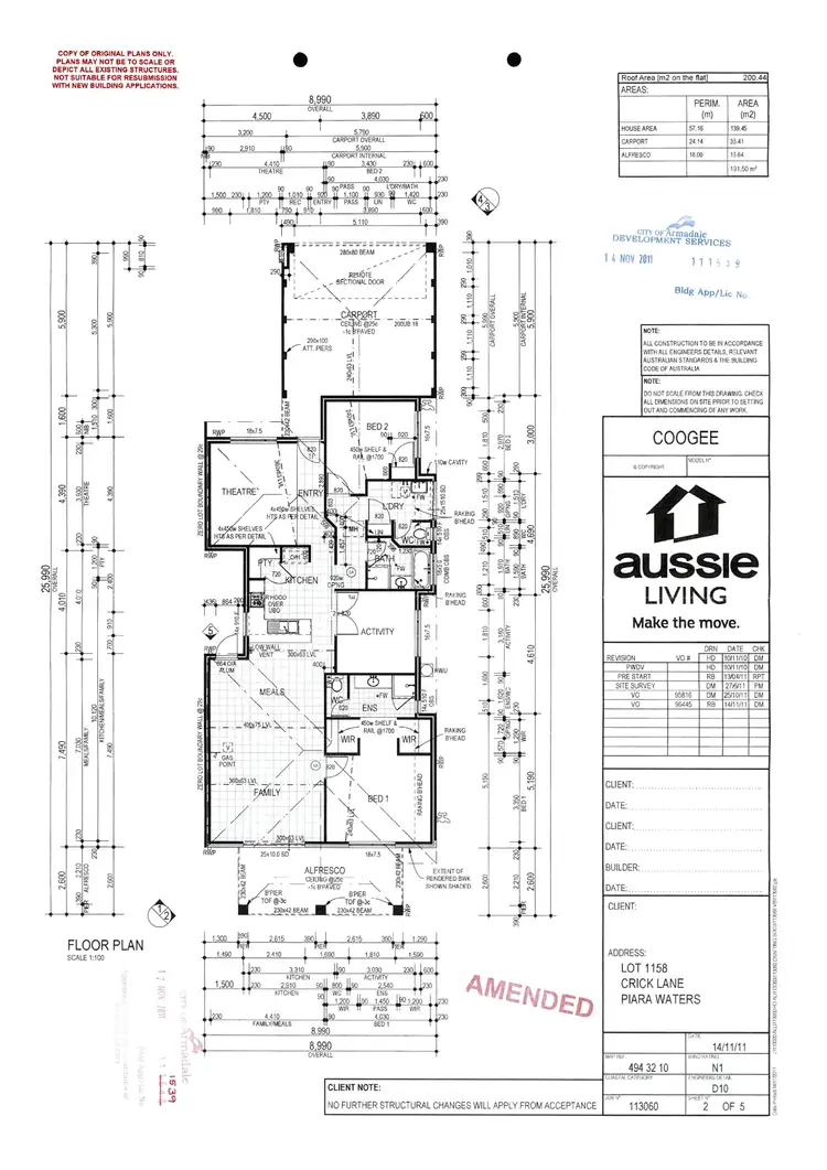 Floorplan of Homely house listing, 14 Crick Lane, Piara Waters WA 6112