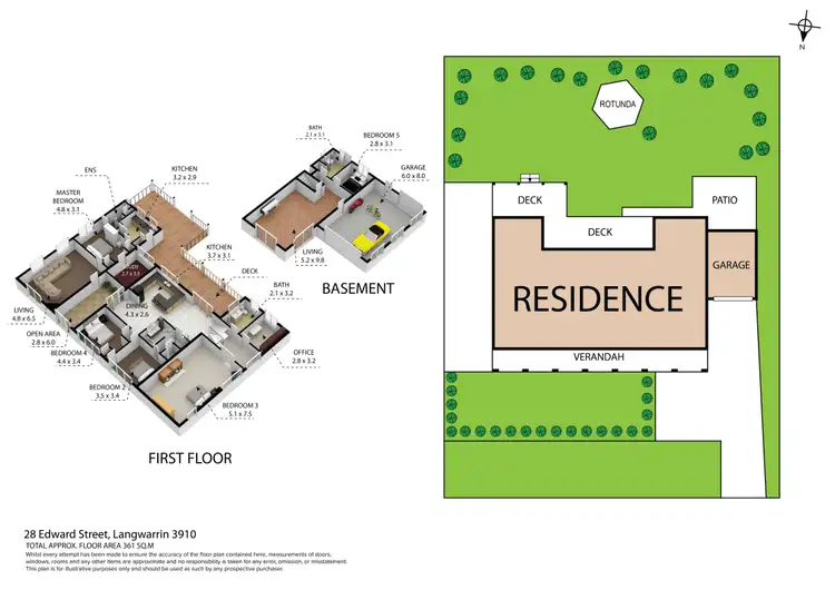 Floorplan of Homely house listing, 28 Edward Street, Langwarrin VIC 3910