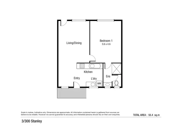 Floorplan of Homely unit listing, 3/300 Stanley Street, North Ward QLD 4810