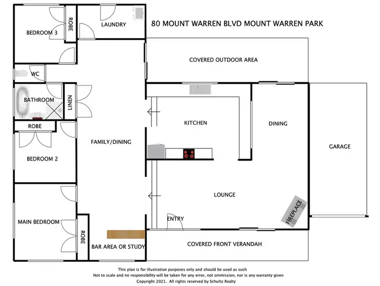 Floorplan of Homely house listing, 80 Mount Warren Boulevard, Mount Warren Park QLD 4207